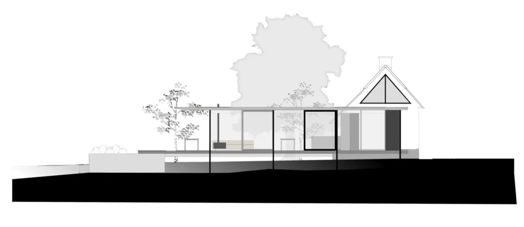 Plan oostgevel Woning VDL, Everbeek