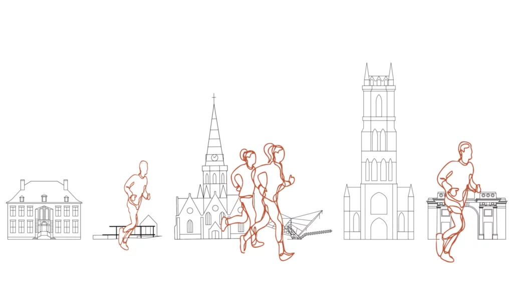 100 jaar Bressers Architecten = 100km voor Kom op tegen Kanker