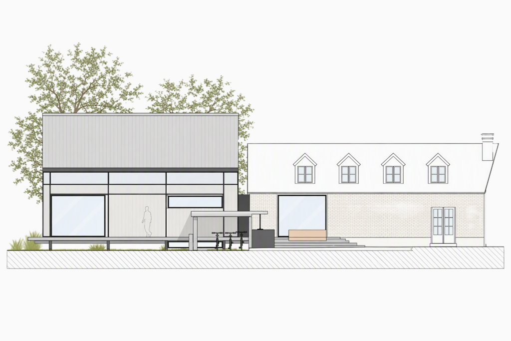 Woning B | Gevelbeeld